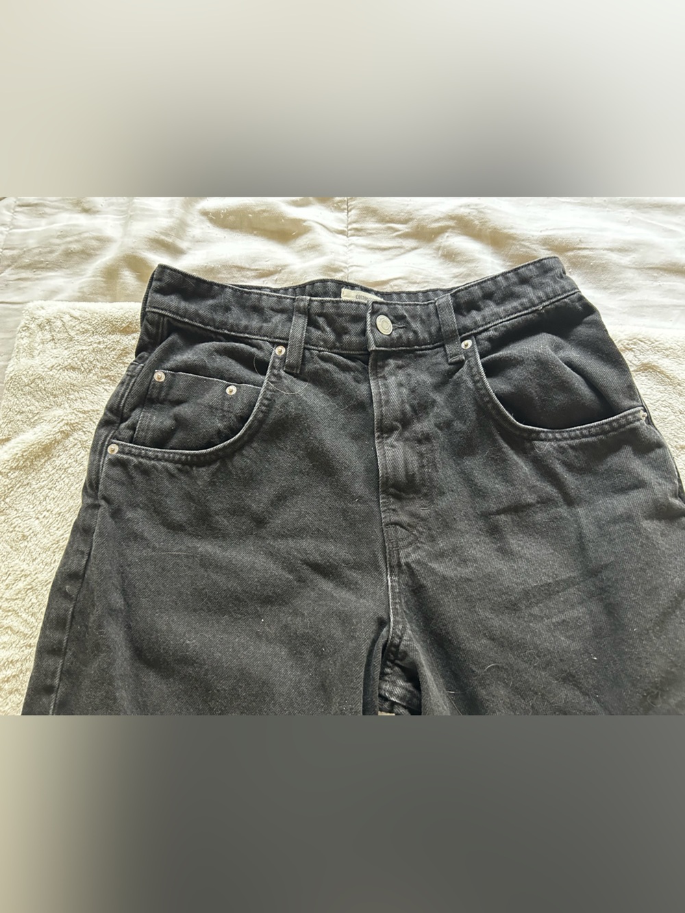 Men's Cotton On Super Wide Leg Black Jeans - 30